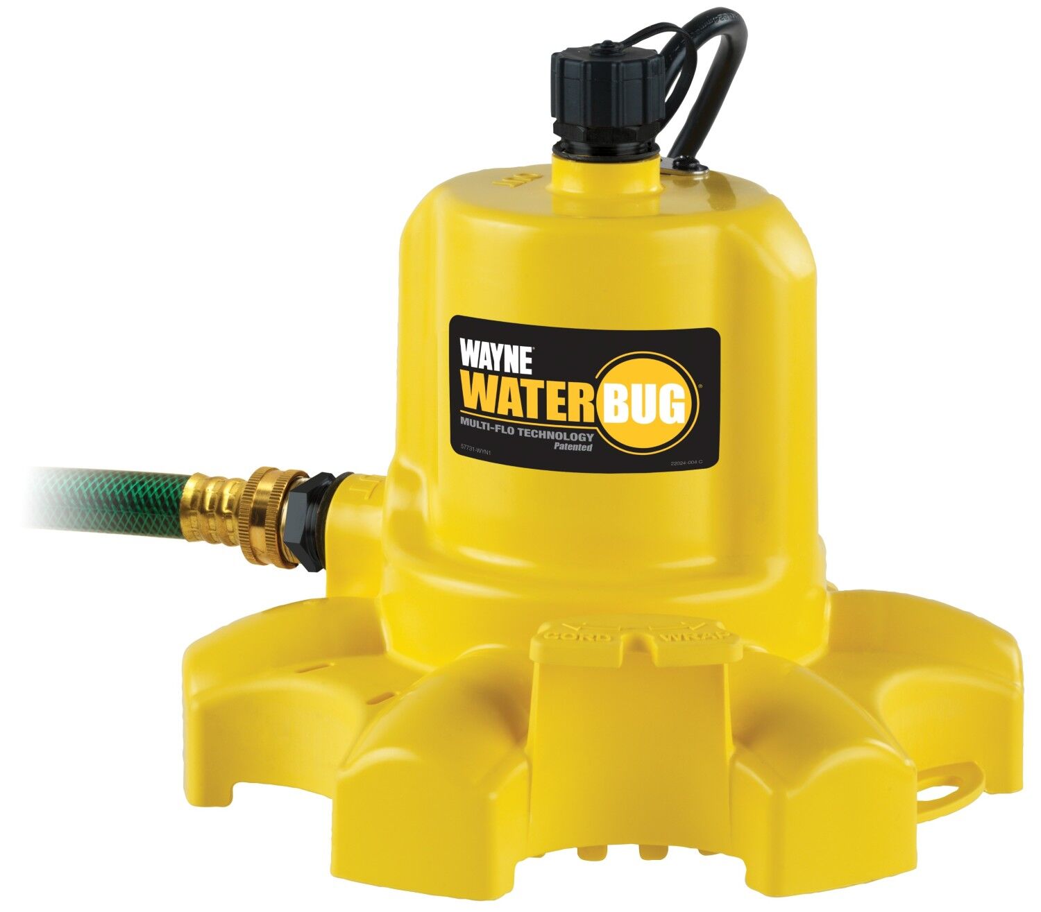 Wayne Original WaterBUG Multi-Use Pump With Multi-Flow Technology, 3/4 in., 22.5 GPM