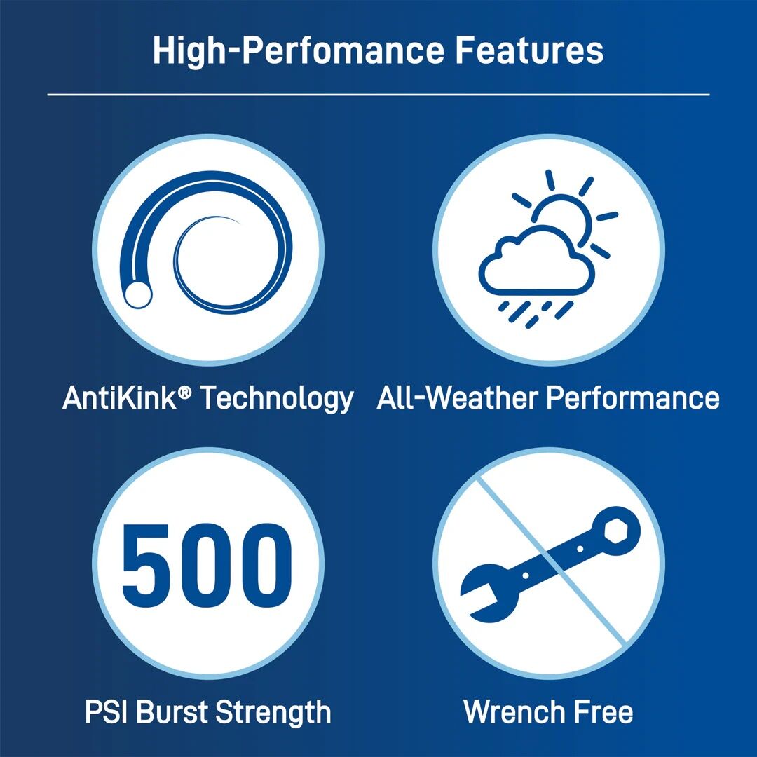 Orbit Polyfusion Garden Hose, 500 PSI, 5/8-In x 50-Ft