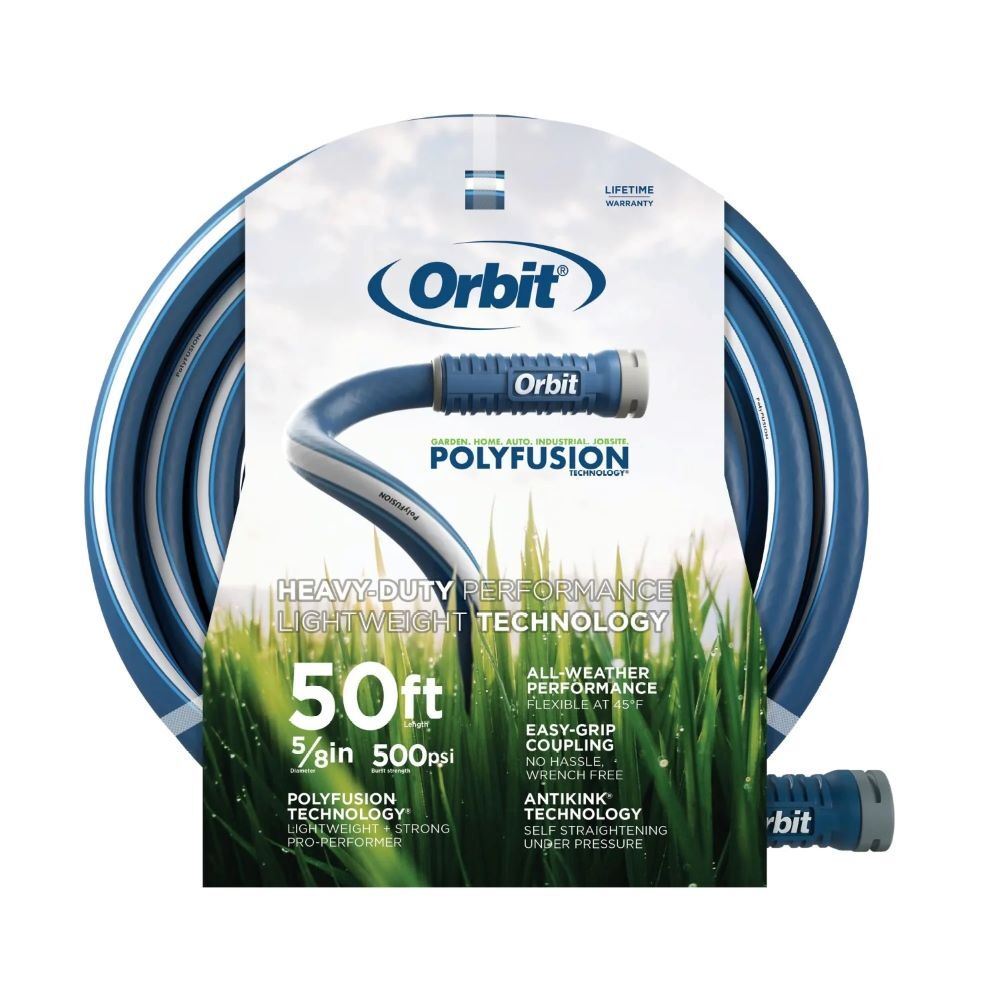 Orbit Polyfusion Garden Hose, 50-Ft