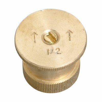 Orbit 15' Half Pattern Brass Nozzle W/ Twin Spray - Hoses