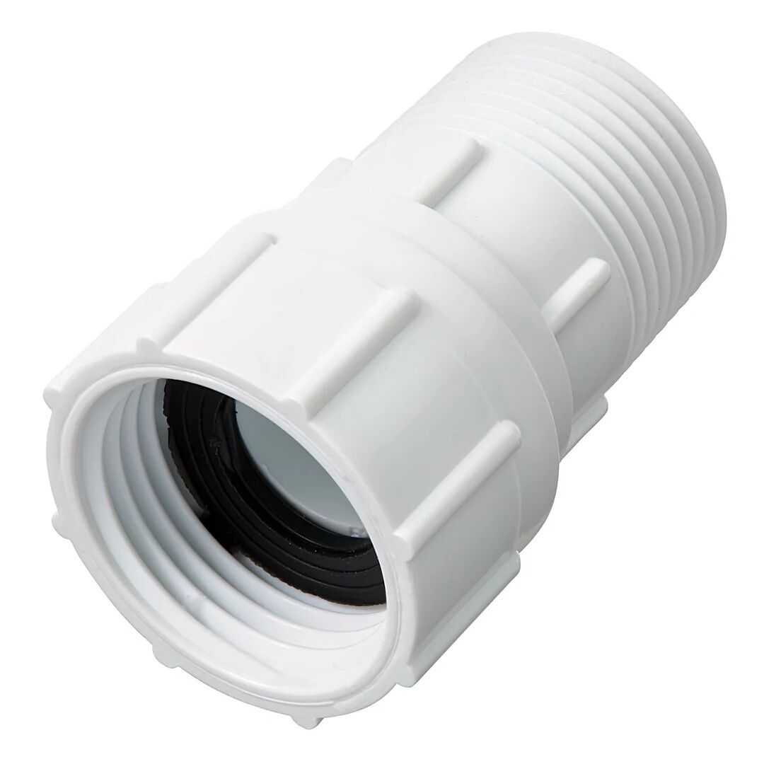 Orbit Plastic Swivel Hose-To-Pipe Fitting, 3/4-In MPT x 3/4-In FHT