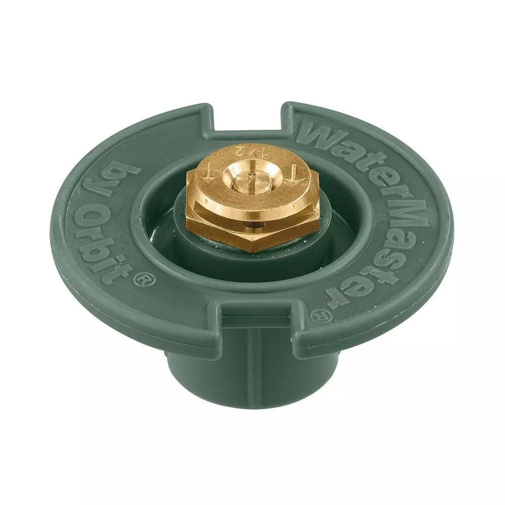 Orbit Plastic 180° Pattern Flush Head Sprinkler With Brass Nozzle, 15-Ft