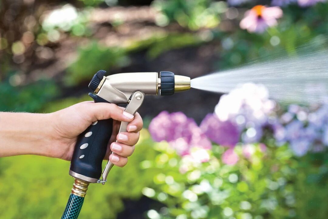 Orbit Adjustable Zinc Front Trigger Nozzle Titanium