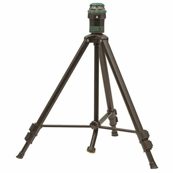 Orbit H2O-Six 25°-360° Pattern Gear-Drive Sprinkler Head On Tripod, 40-Ft