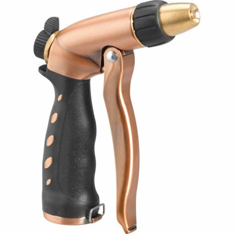 Orbit Front Trigger Adjustable Nozzle Galvanized Copper