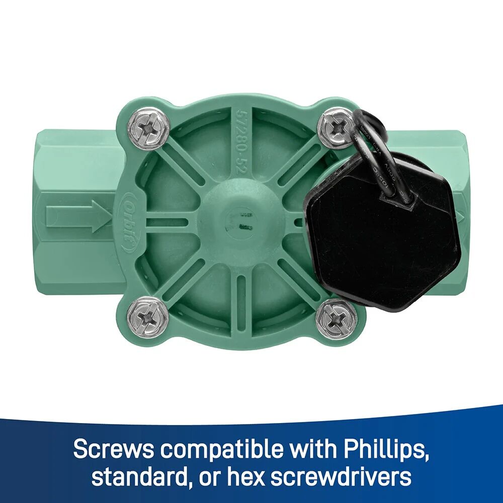 Orbit L-Series Automatic Inline Sprinkler Valve, 3/4-In FPT