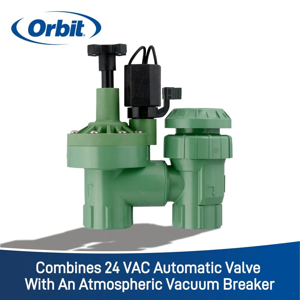 Orbit 100 Series Automatic Anti-Siphon Sprinkler Valve With Flow Control, 3/4-In FPT
