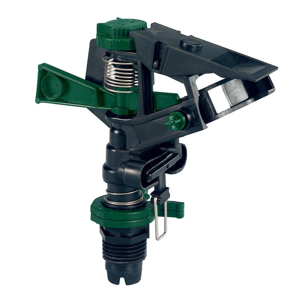 Orbit 1/2-In Plastic 0°-360° Pattern Impact Sprinkler Head, 40-Ft