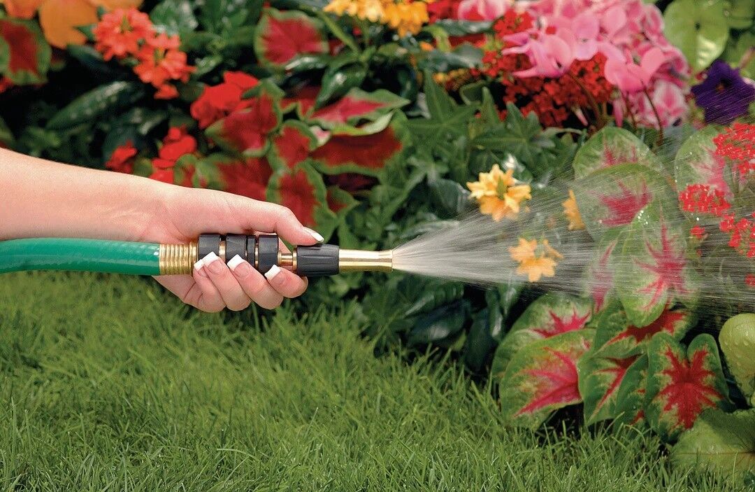 Orbit Adjustable Brass Nozzle, 4-In