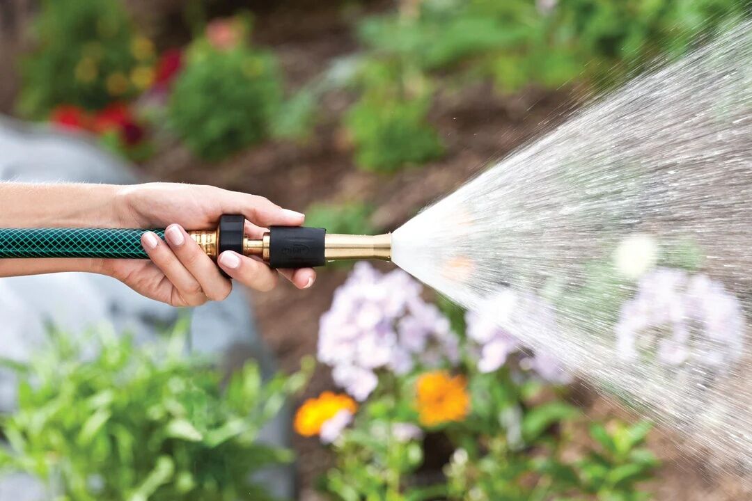 Orbit Adjustable Brass Nozzle, 4-In