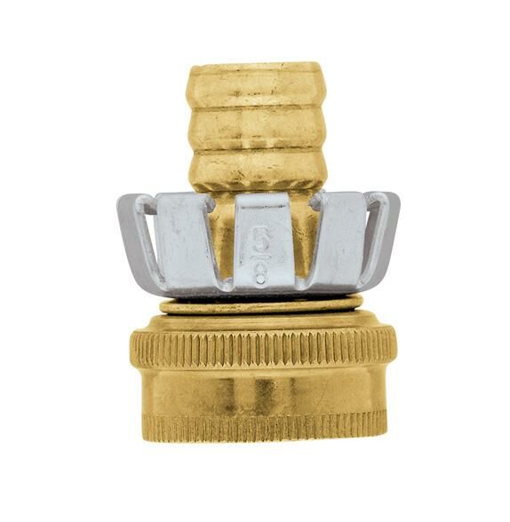 Orbit Brass Female Clincher Hose Mender, 5/8-In