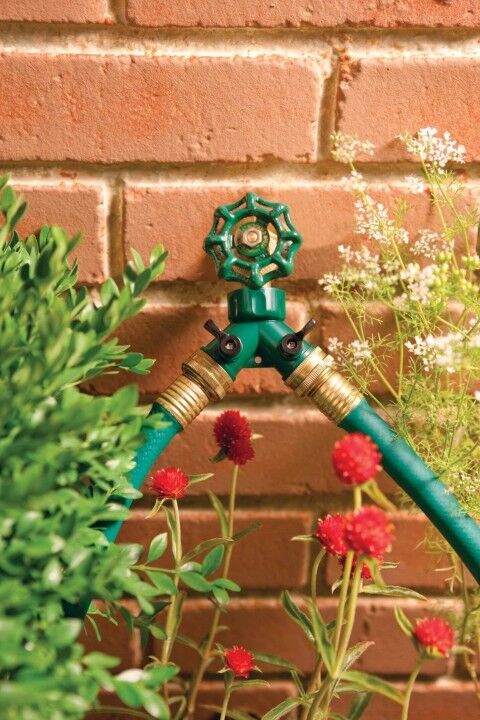 Orbit Plastic 2-Way Shut-Off Hose Y Adapter