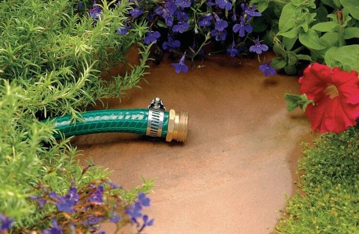 Orbit Brass Male Shank Hose Mender With Clamp, 3/4-In