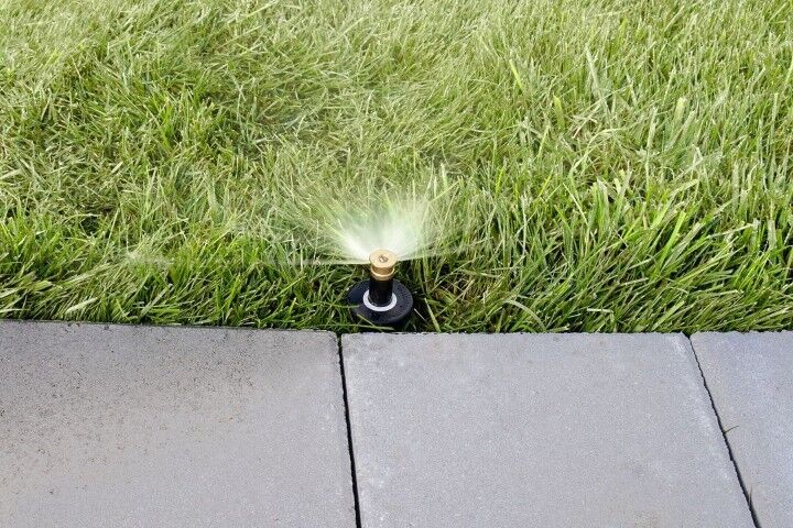 Orbit Pro Pressure-Regulating 2-In Pop-Up 90° Pattern Brass Spray Head Sprinkler, 15-Ft