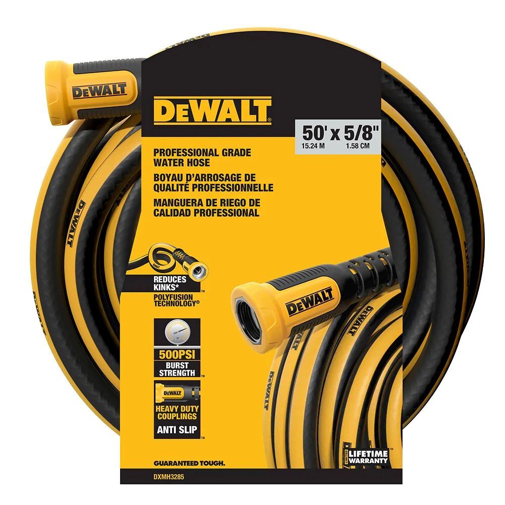 DeWalt Professional Grade Heavy-Duty Water Hose, 50-Ft