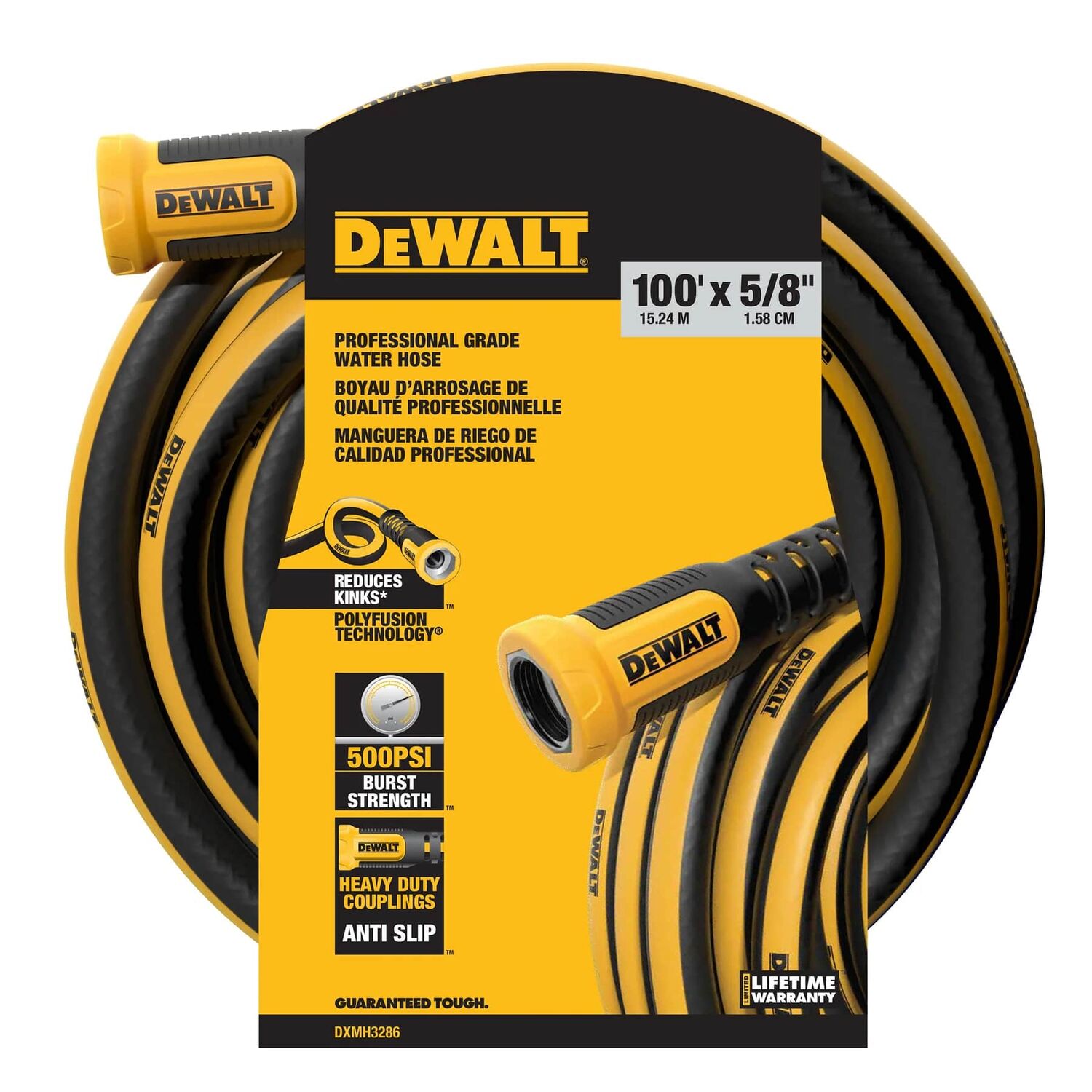 DeWalt Professional Grade Heavy-Duty Water Hose, 100-Ft