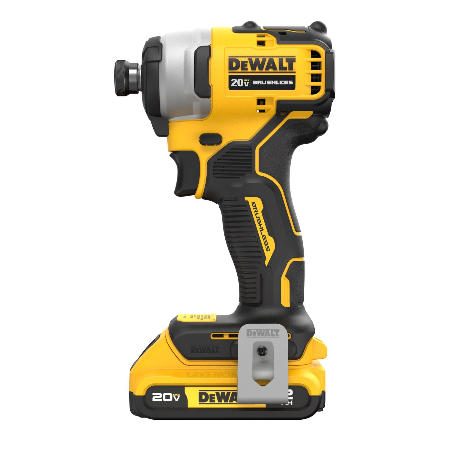 DEWALT Atomic 20-V Max Brushless Compact Impact Driver Kit, 1/4-In