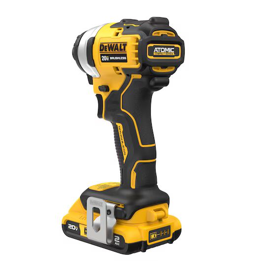 DEWALT Atomic 20V Max Brushless Cordless Compact Impact Driver Kit, 1/4-In
