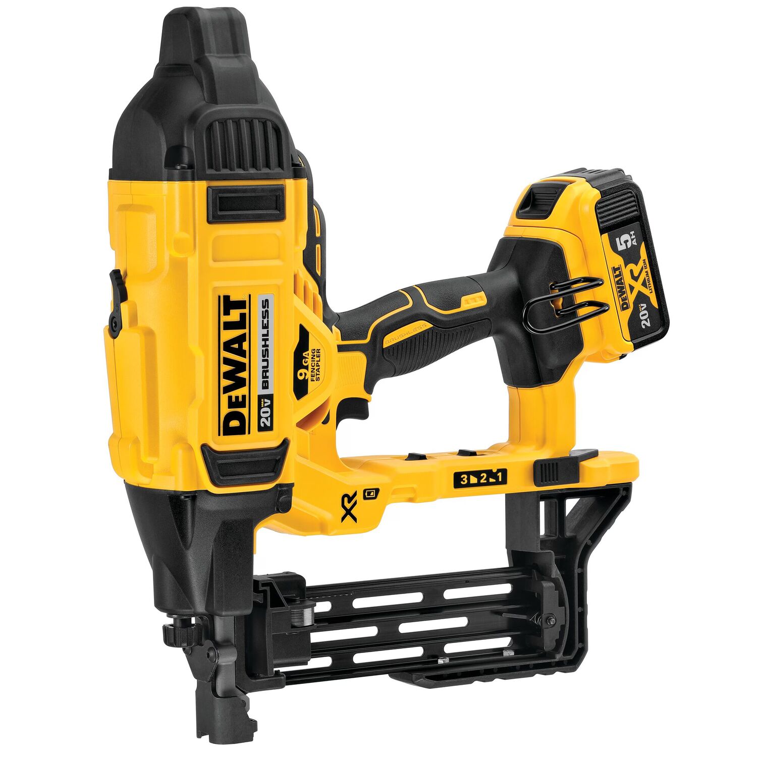 DEWALT 20-V Max XR Fencing Stapler Kit, 9-Gauge