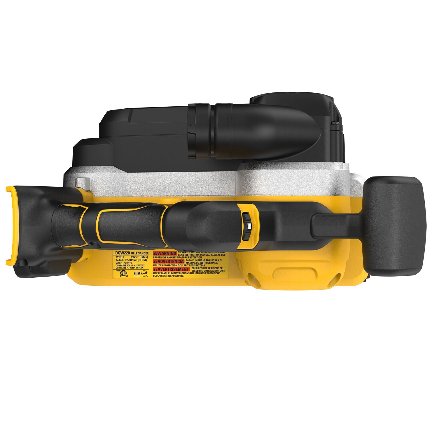 DeWALT 20-V MAX XR Brushless Cordless Belt Sander, 3-In x 21-In Belt Sander