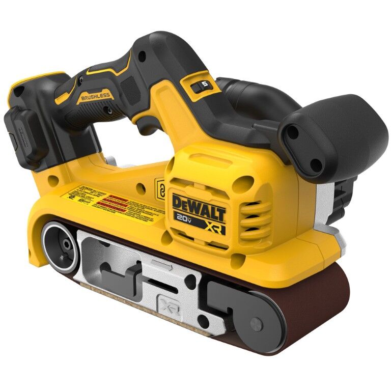 DeWALT 20-V MAX XR Brushless Cordless Belt Sander, 3-In x 21-In Belt Sander