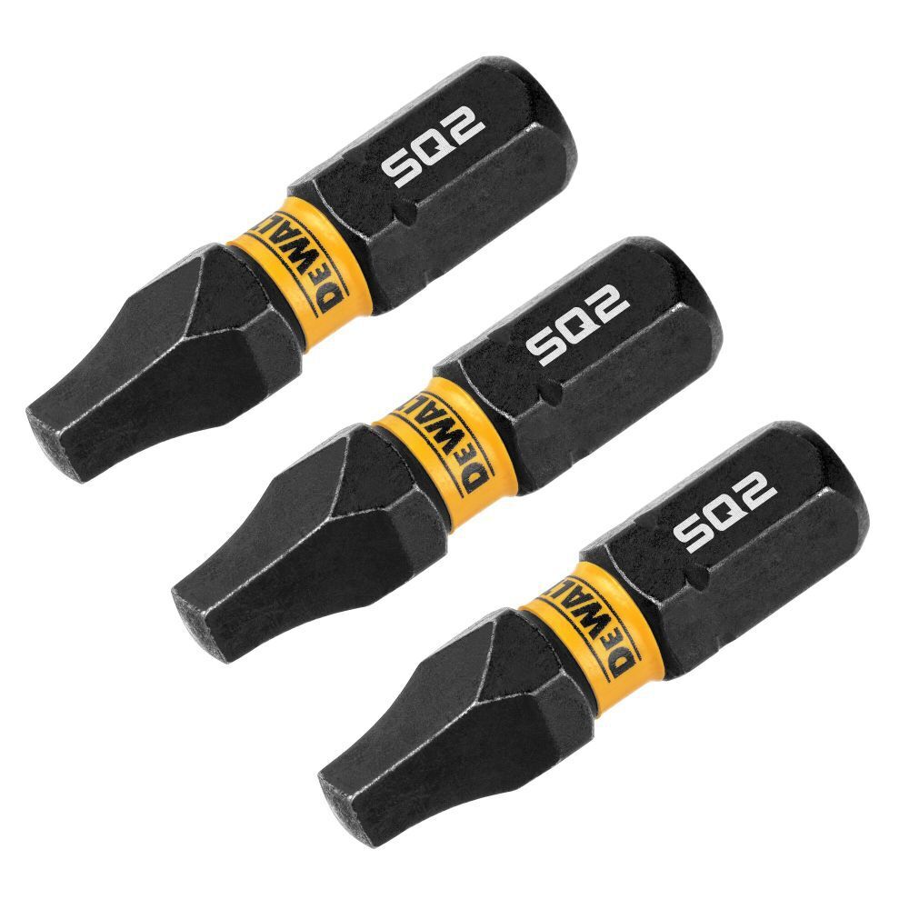 DEWALT FlexTorq Bits For SQ2, 1-In, 3-Pk