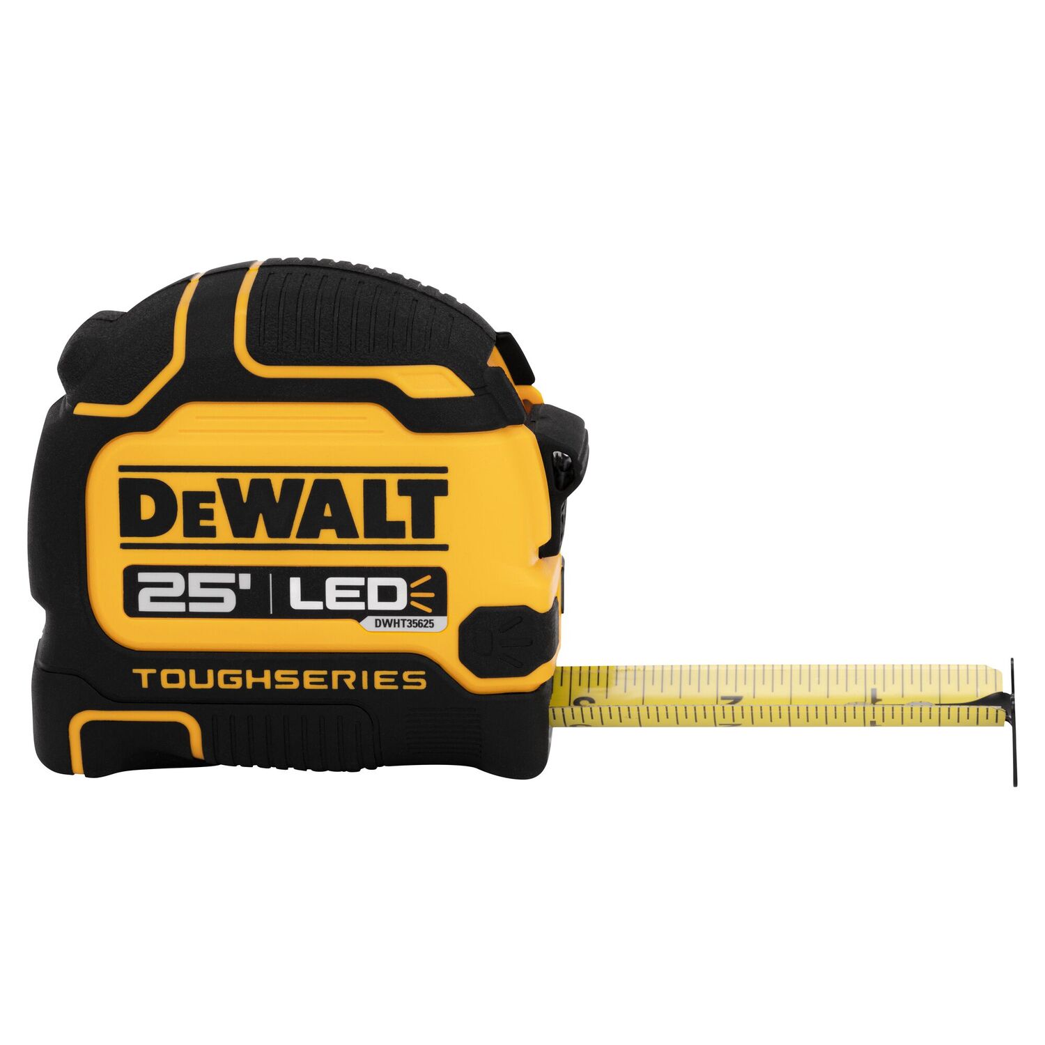 DEWALT Toughseries Lighted Tape Measure, 25-Ft