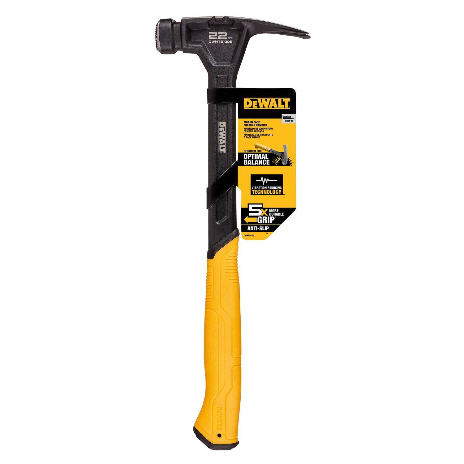 DeWALT Steel Framing Hammer, 22-Oz