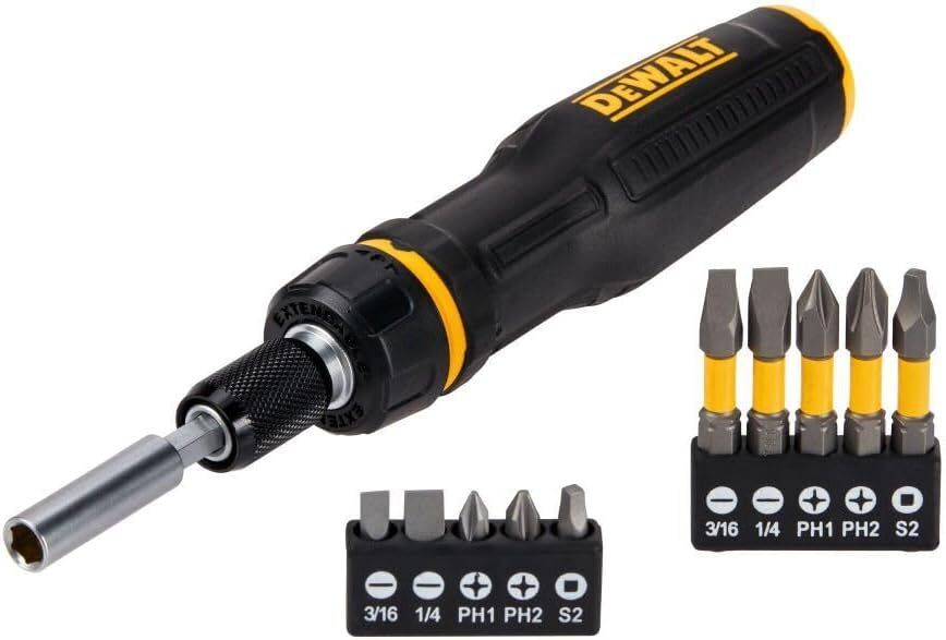 DEWALT MAX FIT Telescoping Multi-Bit Screwdriver Set, 10-Pc