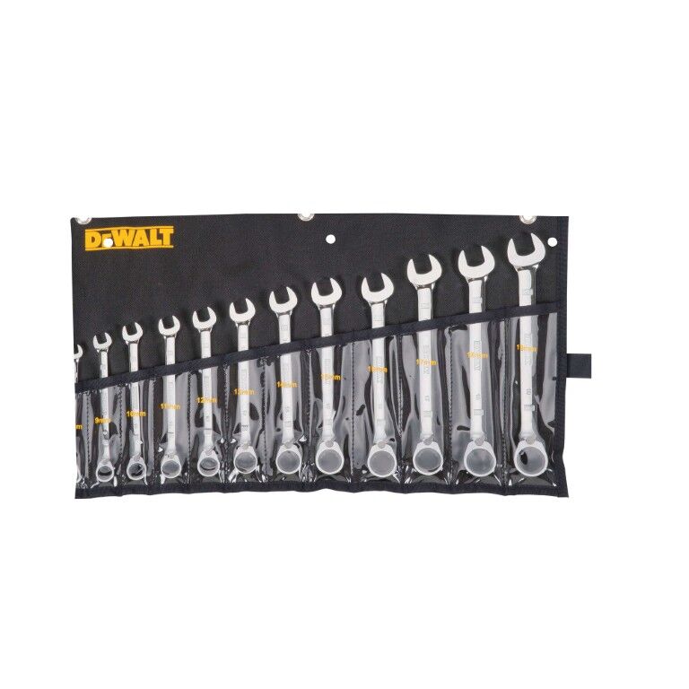DEWALT Metric Ratcheting Metric Wrench Set, 12-Pc