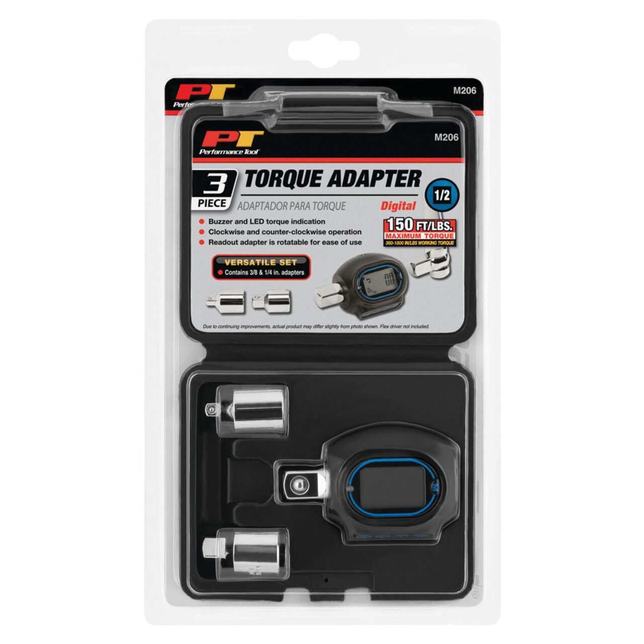 Performance Tool Digital Torque Adapter, 150-Ft
