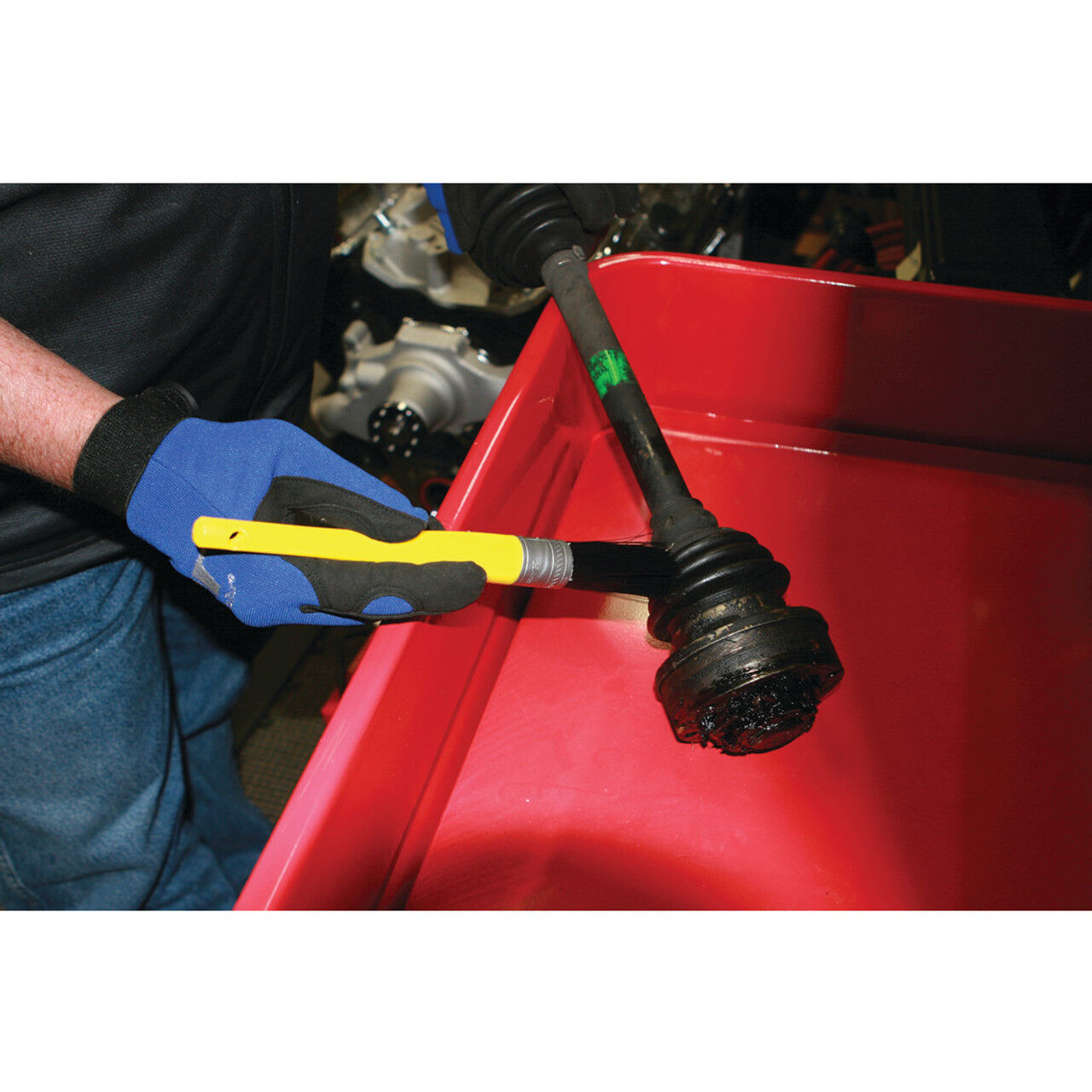 Performance Tool Parts Cleaning Brush, 10 1/2-In