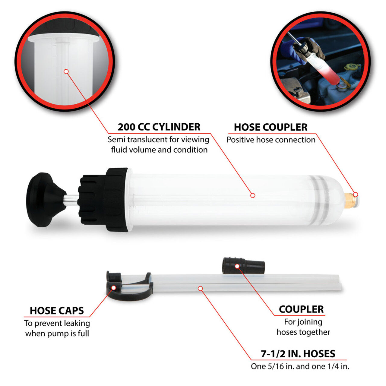 Performance Tool Extraction & Fill Pump, 200-cc