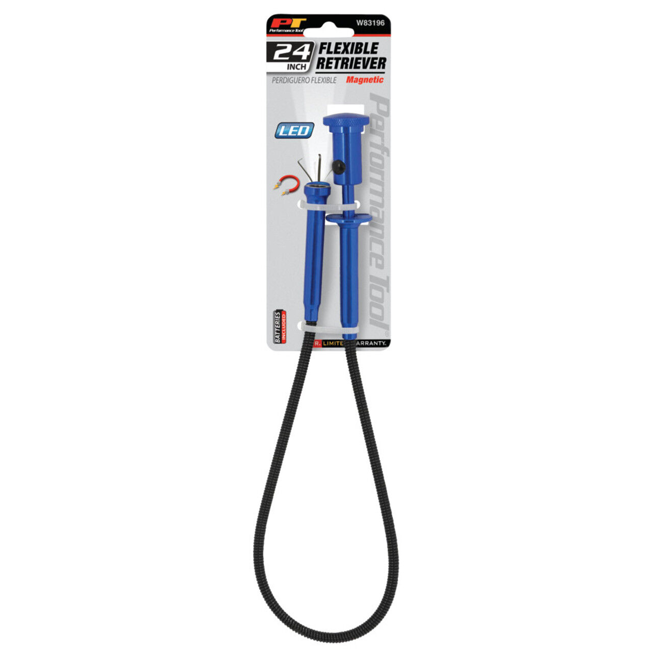 Performance Tool LED Magnetic Claw Retriever