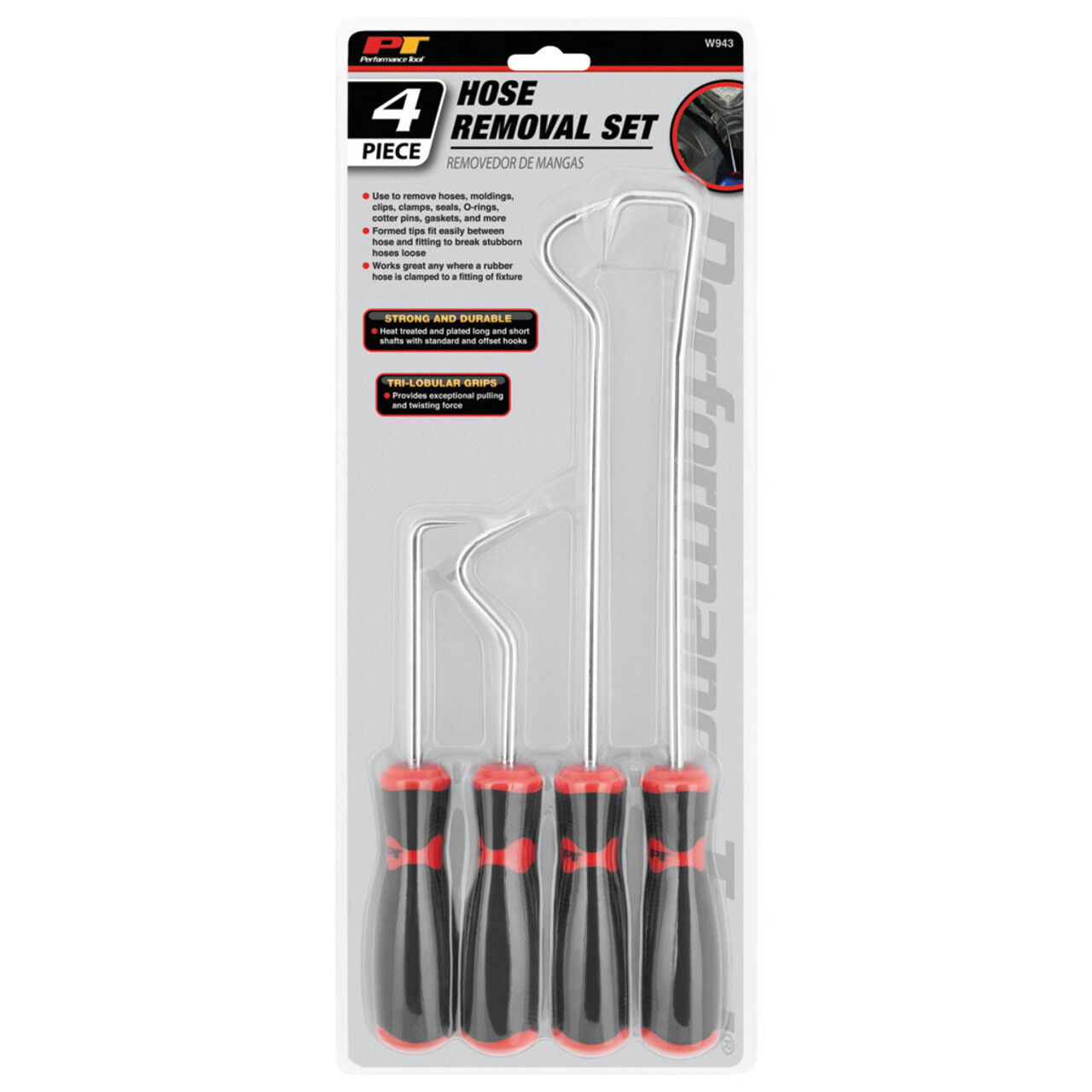 Performance Tool Hose Remover Set, 4-Pc