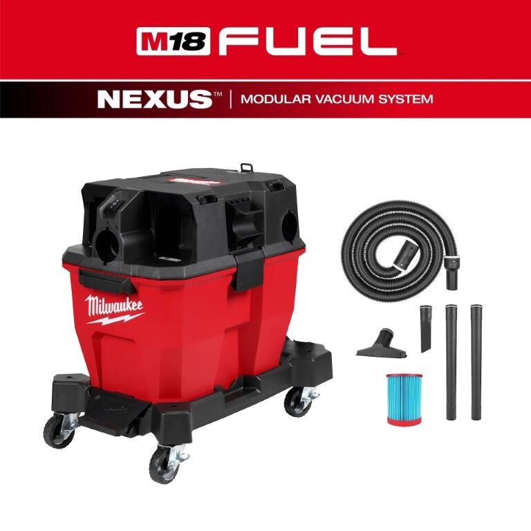 Milwaukee M18 Fuel Nexus Wet/Dry Vacuum, 9-Gal (Tool Only)