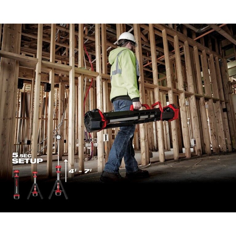 Milwaukee M18 Rocket Dual Power Tower Light, 2500-Lm (Tool Only)