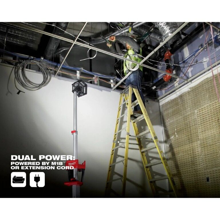 Milwaukee M18 Rocket Dual Power Tower Light, 2500-Lm (Tool Only)