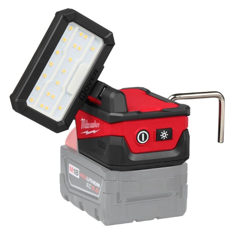Milwaukee M18 Rover Compact Folding Flood Light With USB Charging, 1000-Lm (Tool Only)