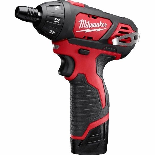 Milwaukee M12 Hex Impact Screwdriver Kit, 1/4-In