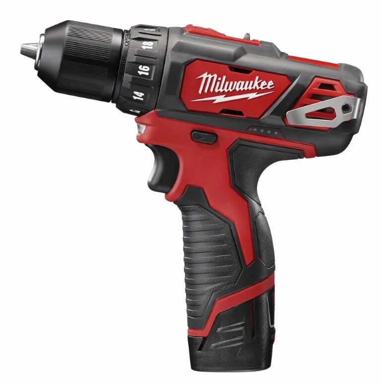 Milwaukee M12 Drill Driver Kit, 3/8-In
