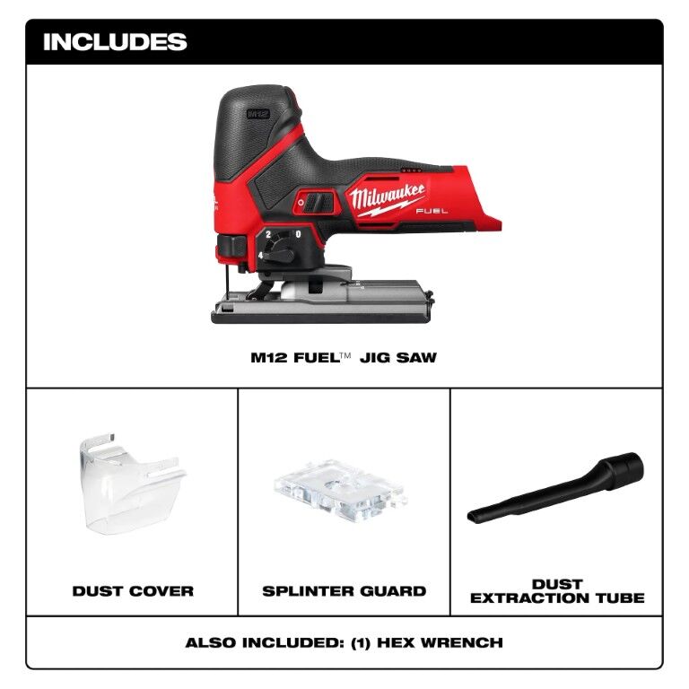 Milwaukee M12 Fuel Jig Saw (Tool Only)
