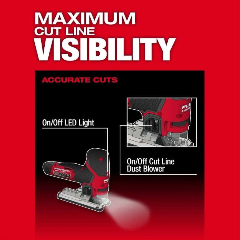 Milwaukee M12 Fuel Jig Saw (Tool Only)