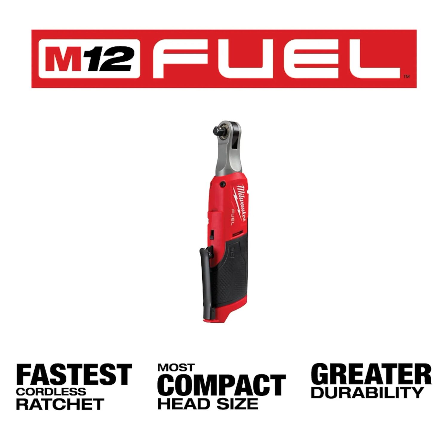 Milwaukee M12 Fuel High Speed Rachet, 3/8-In (Tool Only)