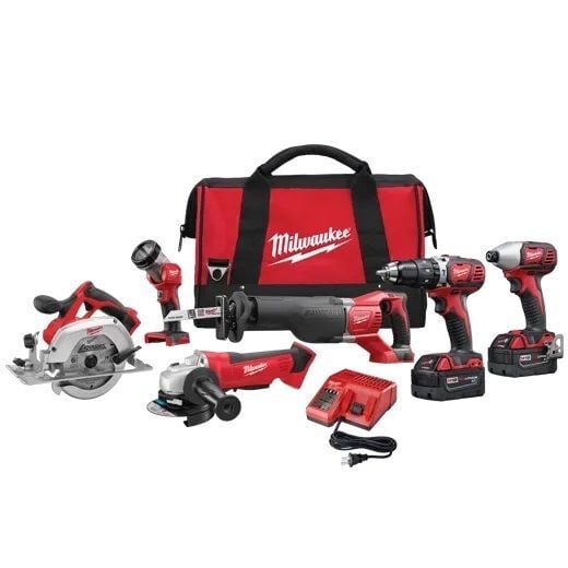 Milwaukee M18 Cordless 6-Tool Combo Kit