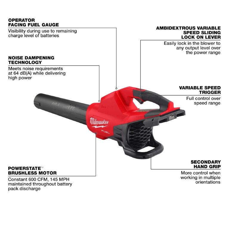Milwaukee M18 Fuel Dual Battery Blower