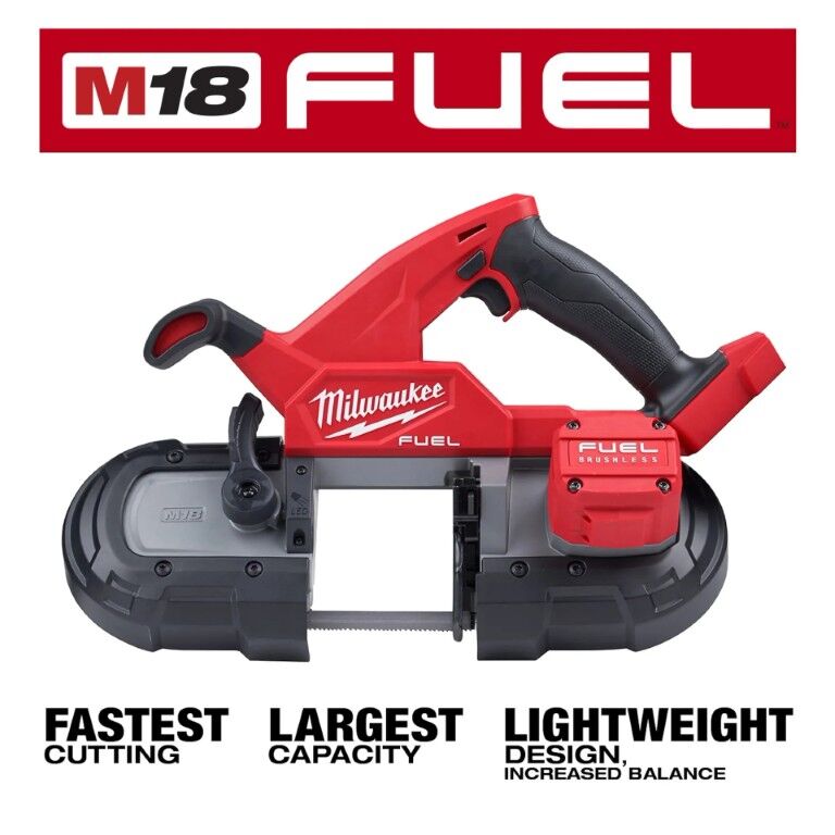 Milwaukee M18 FUEL Compact Band Saw, 3 1/4-In (Tool Only)