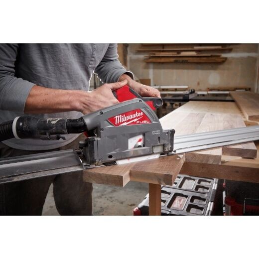 Milwaukee M18 Fuel Plunge Track Saw, 6 1/2-In (Tool Only)