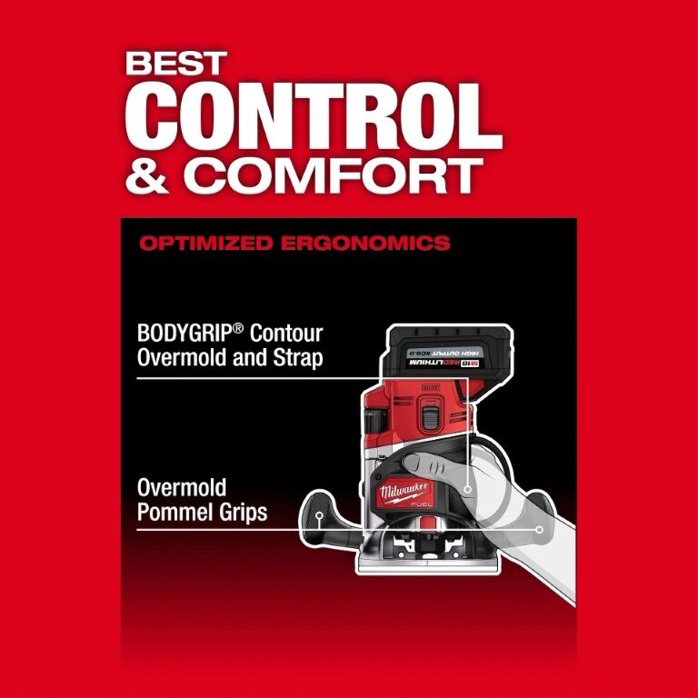 Milwaukee M18 Fuel Router, 1/2-In (Tool Only)