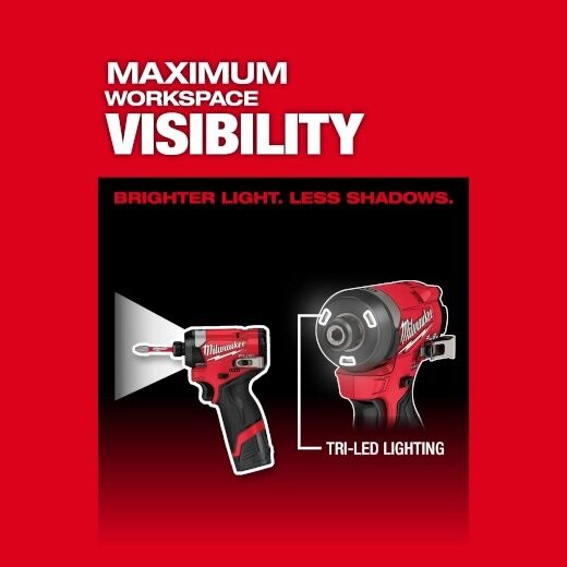 Milwaukee M12 Fuel Hex Impact Driver, 1/4-In (Tool Only)